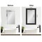 Amanti Art Mirror Makeover Bathroom Mirror Frame Border Kit - Fully Assembled Peel and Stick Frame - Mirror NOT Included - Shipwreck Narrow Trim